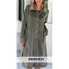 Barandi Abbigliamento BARANDI vestaglia pile donna FRANCESCA-35 lunga invernale bottoni tasche cintura