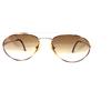 CARRERA 4925 occhiali da sole uomo vintage donna anni 80 metallo oro ovali nuovi