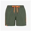 Sun68 Costume da bagno Uomo Verde Militare SWIM PANT WATER PRINT 100% poliester