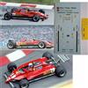 FDS decals calcas 1/43 F1 gp ferrari 126 C2 F1 1982 pironi - tambay - andretti
