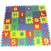 cecaro group Tappeto Puzzle Bambini Lettere e Numeri Tappetino Gioco bambini set 10 pz