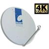 GALAXY ANTENNA SATELLITARE PARABOLA + LNB GALAXY 100CM IN ACCIAIO SEGNALE IN 4K SKY