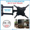 Bravo Staffa per TV 13 19 32 40 42 pollici Supporto a muro da parete Braccio LCD LED a