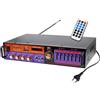 Vetrineinrete Amplificatore hi-fi bluetooth equalizzatore musica karaoke radio FM usb sd BT669