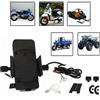 SUPPORTO PORTA CELLULARE PER MOTO E BICI UNIVERSALE CON PRESA USB 5V CARICATORE
