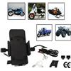 SUPPORTO PORTA CELLULARE PER MOTO E BICI UNIVERSALE CON PRESA USB 5V CARICATORE