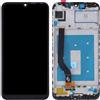 OEM VETRO TOUCH + DISPLAY + FRAME HUAWEI Y7 2019 DUB-LX1 NERO