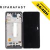 Samsung DISPLAY CON FRAME PER SAMSUNG GALAXY A53 5G 2022 SM A536 LCD INCELL NERO