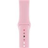 CINTURINO IN SILICONE ROSA 42MM 44MM MISURA S SPORTIVO PER APPLE WATCH SERIE 2-3