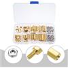 Brass Standoffs and Screw Kits M2 5 Distanziali e Viti in Ottone 180 Pezzi per Esigenze di Comunicazione