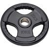 Disco dischi 28 mm peso pesi in ghisa GOMMATI per palestra 1 2 5 10 15 20 25 kg