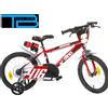 Dino Bikes Bici MTB 16" Pollici Dino Bikes su Sfera Ruota Libera Gomme Gonfiabili