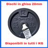 Disco Dischi in ghisa 0,5 1 2 5 10 20 kg weight Pesi Peso Per Palestra foro 28mm