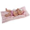 GUCA Bambole guca Bambola gordi Bambina 25 cm con Slip E Cuscino Rosa, (10026)