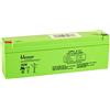 Master U-Power U-Power - Batería piombo AGM Sigillata 2.2Ah 12V - Faston F1 4.8mm