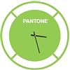 Homemania Pantone by Homemania PWATCH0116018 Orologio Drive, Metallo, Verde/Bianco, 40 x 0.15 x 40 cm