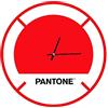 Homemania Pantone by Homemania PWATCH0123028 Orologio Drive in, Metallo, Rosso/Bianco/Nero, 40 x 0.15 x 40 cm