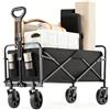 Gotrays 1pc Carrello pieghevole pieghevole, 220BS Carrello da giardino multiuso resisten