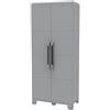 Terry Armadio tuttopiani a 2 ante in resina con 3 ripiani modulabili esterno balcone