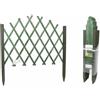Cecaro Group Traliccio Estensibile in Legno 117x65 cm con Rete Verde per Rampicanti