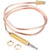 Gotrays Kit termocoppia gas 24", termocoppia universale di temperatura