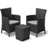 KETER Iowa Balcony Set 2 Sedie e Tavolo da Giardino - Sedia color Grigio Grafite