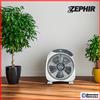 Zephir Ventilatore da Tavolo Industriale Box 30cm ZEPHIR Portatile Timer Pavimento Fan