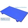 CMP/MCM Tagliere in Polietilene Blu 50 x 40 spessore 3 cm professionale con fermi