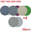 Not specified 20 X Pollici Attacco Bagnato / a Secco Dischi Abrasivi 1000 1500 2000 3000 Grana