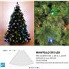 drf srl luci per albero di natale a led 252 luce fredda calda multicolore mantello rete