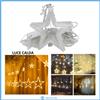 wisdom catena tenda luminosa da esterno luci di natale natalizie a led addobbi stella c