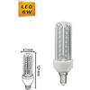 Vetrineinrete Lampadina led E14 E27 da 5 6 7 8 9 12 16 20 24 watt luce 3000k 4000k 6500k
