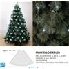 drf srl luci per albero di natale a led 252 luce fredda calda multicolore mantello rete