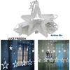wisdom luci di natale a led luce calda fredda bianca tenda catena luminosa stella cavo