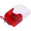 Gotrays Allarme lampeggiante cablato con luce stroboscopica, 110 dB, 220 V