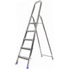 Sicos Scala alluminio 6 gradini per casa domestica piedini antiscivolo Sicos 132 cm
