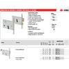 Cisa Elettroserratura da infilare per fasce mm.82 h 14010 - mm.60 sx (14010602) 1 pz