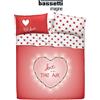 Bassetti Love Completo lenzuolo Bassetti immagine UNA PIAZZA Art. LOVE TIME