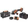 AEG SMERIGLIATRICE Angolare 115mm Brushless 18V AEG DMS BEWS18-115BLPX2 + KIT 5Ah