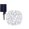 Vetrineinrete Filo 100 led 10Mt micro led stringa pannello solare con picchetto catena di luce