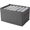 Vetrineinrete Scatola pieghevole x pantaloni maglioni jeans 6scomparti organizer 44x20x30 cm