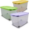 Box set Contenitore storage box 60x40x36CM Colori Assortiti 3 pezzi plastica 55Litri