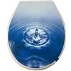 Vetrineinrete Copriwater in plastica resistente tavoletta per wc 44x36.5 cm varie fantasie