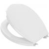Masterbrico Sedile coprivaso copriwater universale plastica wc water polipropilene Bianco