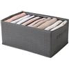 Vetrineinrete Scatola pieghevole x pantaloni maglioni jeans 9 scomparti organizer 44x20x30 cm