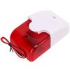 Gotrays Allarme lampeggiante cablato con luce stroboscopica, 110 dB, 220 V
