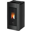 Cadel Stufa a pellet Cadel Prince Plus 11 canalizzata Antracite Inox Wi-Fi A+ 11 kW
