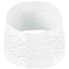 Spaas Bianchi 18 Tappi Candela, Motivo Pizzo, Metallo, D 85 mm x H 55 mm