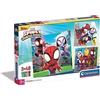 Clementoni Puzzle - Marvel: Clementoni - Spidey & Friends (puzzle 3x48 Pezzi)