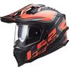 LS2, casco cross moto Explorer Alter mat black fluo orange, XXXL